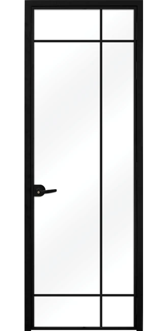 Стъклена врата Lusso L 8 Черен Мат