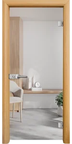 Стъклена врата Standart Basic G 10, Светъл дъб