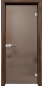 Стъклена врата Standart Matt G 11-1, Орех